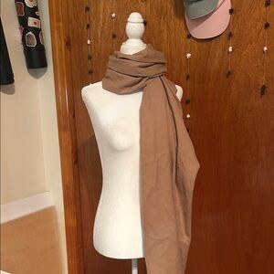 Oversized Tan Scarf Pashmina Shawl